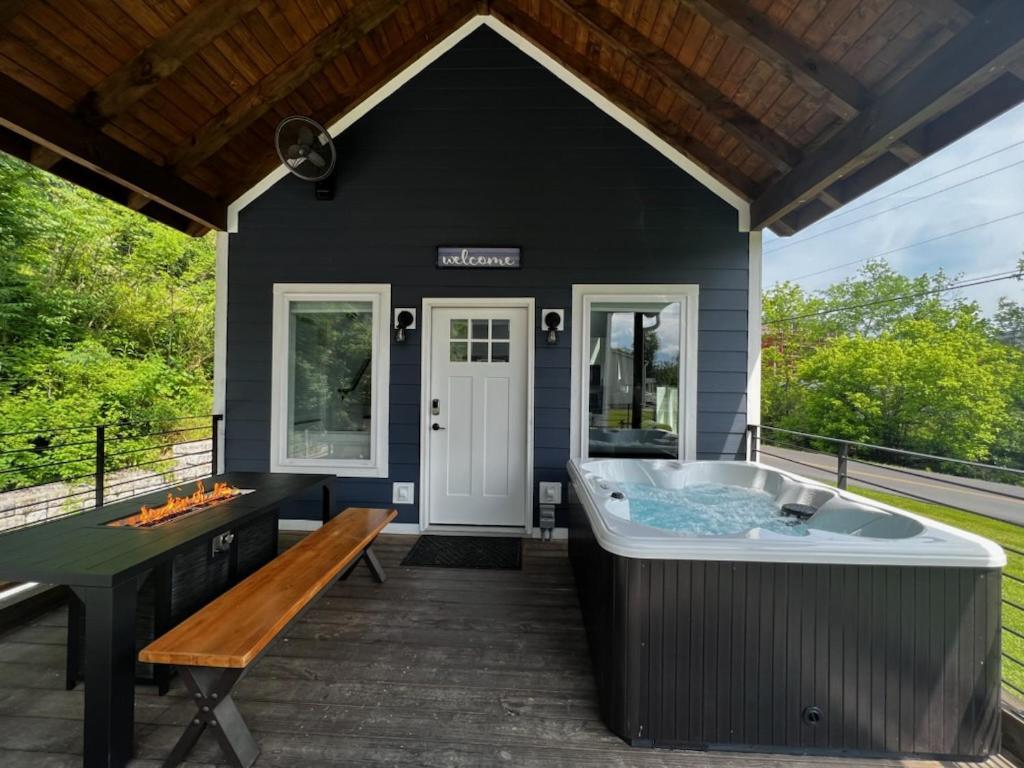Modern Smoky Mountain Tiny House Apartment Pigeon Forge Luaran gambar